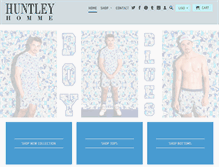 Tablet Screenshot of huntleyhomme.com
